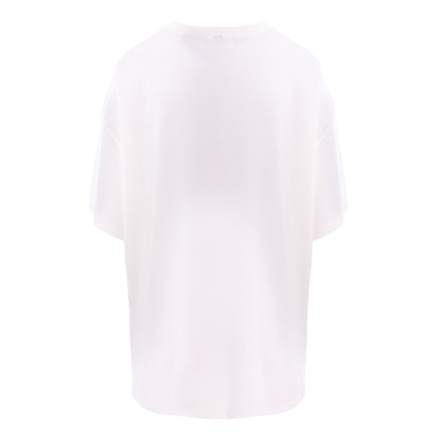 tricou alb oversize balon