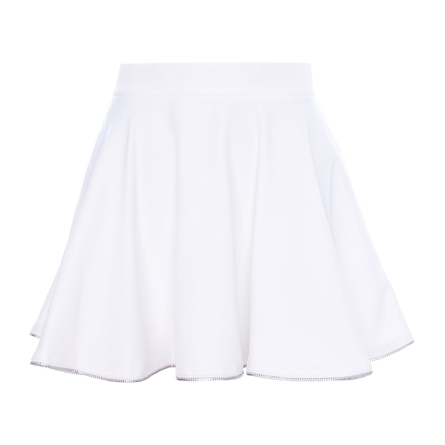 costum sacou fusta alba volane